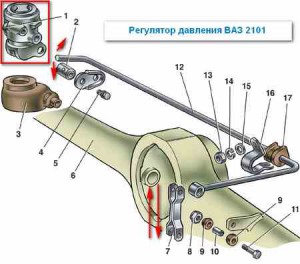Привод регулятора давления